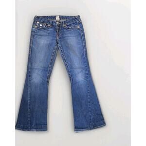 True Religion Women's Joey Big T "Easy Rider" Lightweight Jeans Size 29 X 28 Y2K
